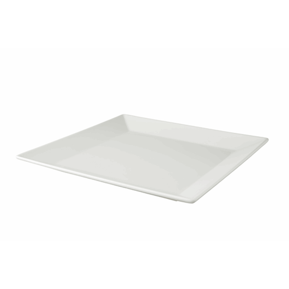 Bord vierkant 27 cm White Delight Palmer