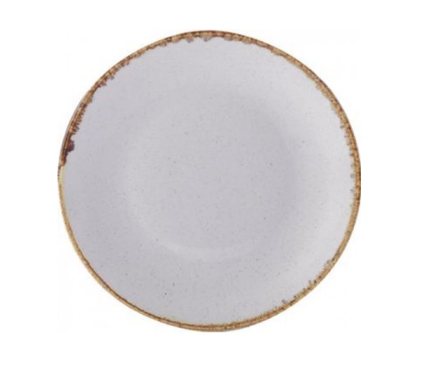 Bord rond coupe 18 cm Stone