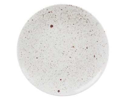 Bord rond 26 cm Terrene wit