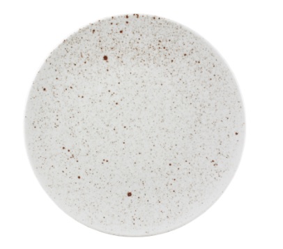 Bord rond 30 cm Terrene wit