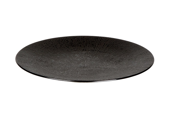 Bord 27 cm zwart Cubical Palmer