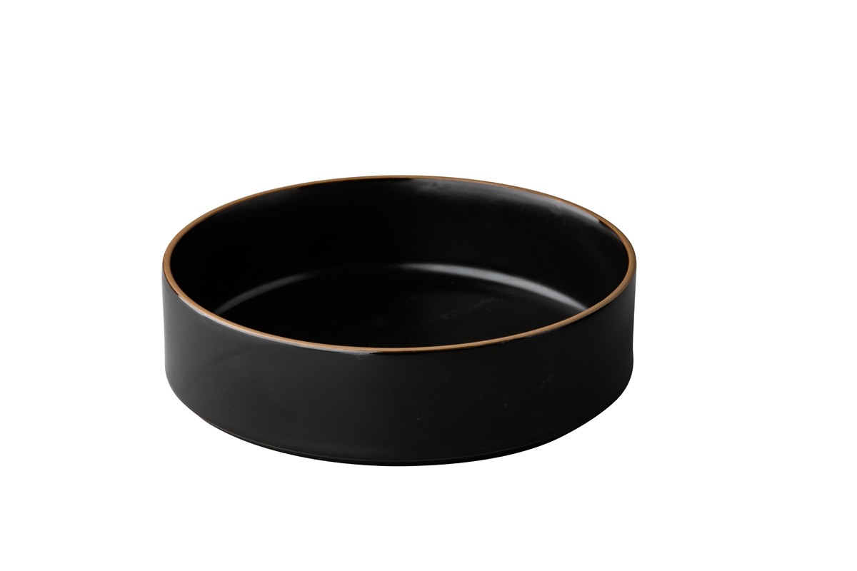 Bord 20 cm Q Authentic Japan Zwart