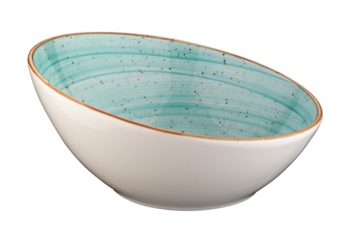 Kom schuin 22 cm Aqua Aura