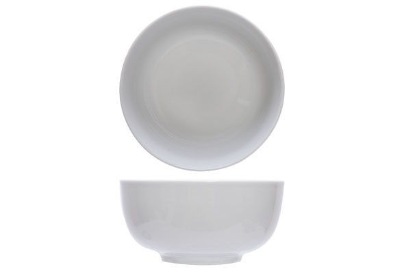 Kom 15 x 7,5 cm Budget wit