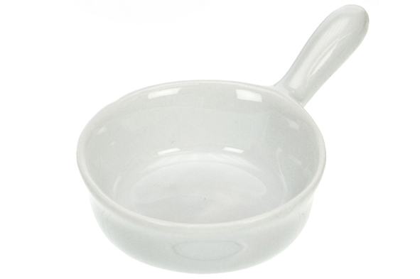 Minipannetje porselein - per 6 stuks