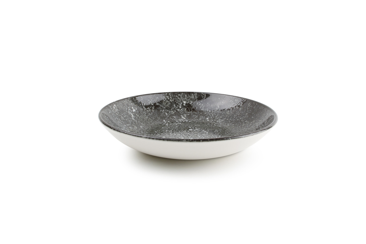 Diep bord 23 cm Cosmos Black