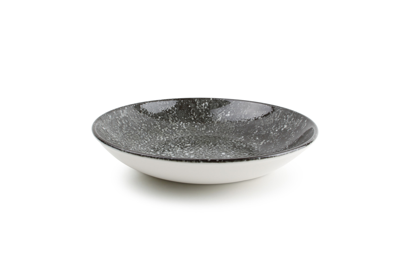 Diep bord 25 cm Cosmos Black