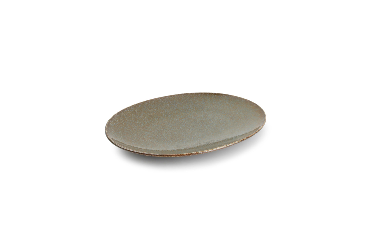 Bord ovaal 24 x 17 cm Yong Cirro Green
