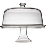 Schaal met stolp glas 31 cm Palladio