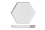 Zes hoekig bord 28 cm x 24 cm HIve 
