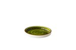 Bord opstaande rand 16,2 cm groen Jersey