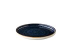 Bord opstaande rand 25,4 cm blauw Jersey