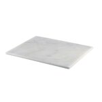 Plateau Marmer 32 x 26 cm Wit