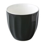 Koffie kop zonder oor 18 cl zwart