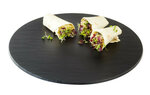 Bord rond 40 cm leisteen look Slate melamine  Bord rond 40 cm leisteen look Slate melamine