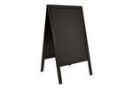 Stoepbord Woody Zwart 69 x 56,5 x 125cm gelakt Stoepbord Woody Zwart 69 x 56,5 x 125cm gelakt