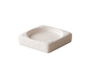 Schaaltje vierkant 9 cm  Vulcano wit Raw by Kevala Schaaltje vierkant 9 cm  Vulcano wit Raw by Kevala