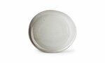 Bord ovaal 25 x 23 cm grijs Ceres