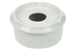 Asbak 10 cm met deksel wit porselein  Asbak 10 cm met deksel wit porselein