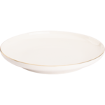 Bord 21 cm Wit Goud Ligne D'or