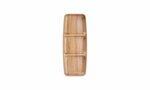 Serveerschaal 3 Delen 26 x 10 cm Bruin Buffet Serveerschaal 3 Delen 26 x 10 cm Bruin Buffet