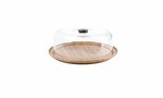 Serveerschaal met Stolp 30,5 cm Bruin Buffet Serveerschaal met Stolp 30,5 cm Bruin Buffet