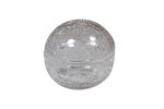 Kom met Deksel Transparant M 12 cm Crackled Glass Kom met Deksel Transparant M 12 cm Crackled Glass