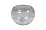 Bol ShApes Transparant L 13,5 x 13 cm Crackled Glass Bol ShApes Transparant L 13,5 x 13 cm Crackled Glass