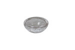Bol Half ShApes Transparant M 8,5 x 4 cm Crackled Glass Bol Half ShApes Transparant M 8,5 x 4 cm Crackled Glass