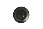 Koffie schotel 14 cm Aroma Matt zwart 