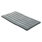 Schaal 35 x 21 cm rechthoekig Endure Melamine grijs