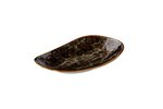 Bord 20,5 cm ovaal bruin Jersey Bord 20,5 cm ovaal bruin Jersey