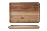 Presentatiebord van Acacia hout met een afmeting van 21,5 x 15 cm en 1,6 cm hoog. Ideaal om leuke hapjes op te serveren. Van he