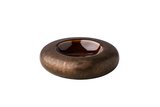 Bord donut 17 cm goud metallic Raw by Kevala