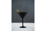 Cocktailglas martini 35 cl zwart rvs 