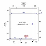 Koel-/Vriescel 6.5 m3 Combisteel Nederlands