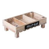 Krat 3-vlaks met Krijtbord Hout