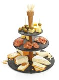 Cheese tower etagere leisteen_