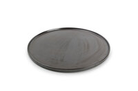 Bord plat rond 31 cm Yong Verso Black stapelbaar