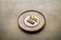 Bord 33,7 cm metallic goud Raw by Kevala