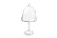 Schaaltje met stolp glas 18 cm x 52 cm 