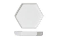 Zes hoekig bord 20,5 cm x 18 cm Hive
