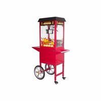 Popcornmachine incl. Wielen Combisteel