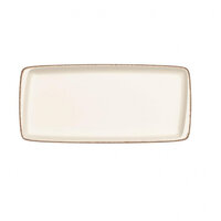 Rechthoekig bord 34 x 16 cm Bonna Retro Of-white