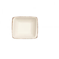 Kom vierkant 8 x 8,5 cm Bonna Retro Off-white