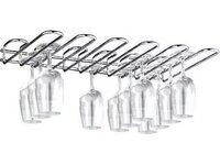 Glazenrek 46cm Verchroomd