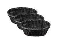 Broodmand Rond Deluxe Zwart 