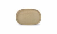 Bord Ovaal 34 x 22 x 2 cm Pila Beige