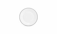 Plat Bord Basic White Black Rim 24cm 