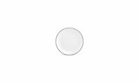 Bord Basic White Black Rim 15cm 